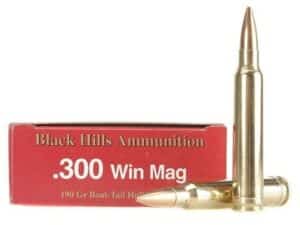 Black Hills Ammunition 300 Winchester Magnum 190 Grain Match Hollow Point Boat Tail Box of 20 For Sale