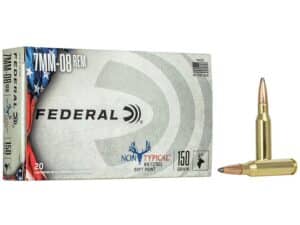 Federal Non-Typical Ammunition 7mm-08 Remington 150 Grain Soft Point Box of 20 For Sale