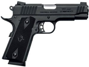Taurus 1911 Commander Semi-Automatic Pistol 45 ACP 4.25" Barrel 8-Round Blued Black For Sale