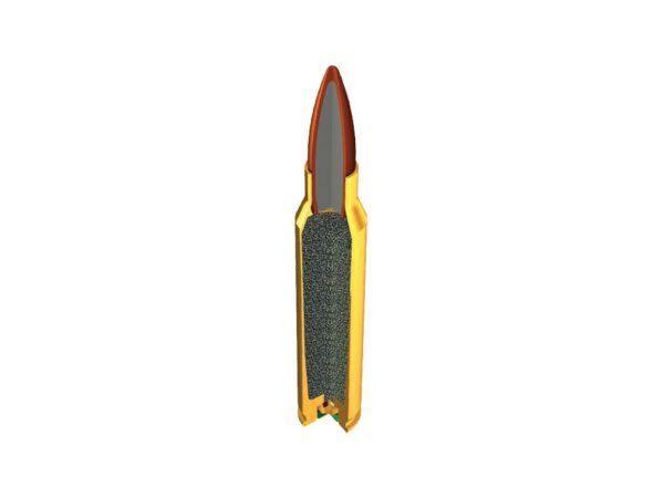 500 Rounds of Winchester USA Ammunition 5.56x45mm NATO 55 Grain M193 Full Metal Jacket For Sale