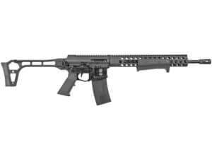 Troy Folding PAR Pump Action Centerfire Rifle 5.56x45mm NATO 16" Barrel Matte and Black Pistol Grip For Sale