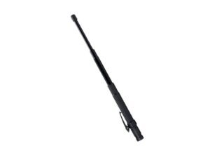 ASP Agent Infinity Collapsible Baton Collapsible 4140 Steel and 7075 Aluminum Shaft Push Button Retraction Knurled Grip Black For Sale