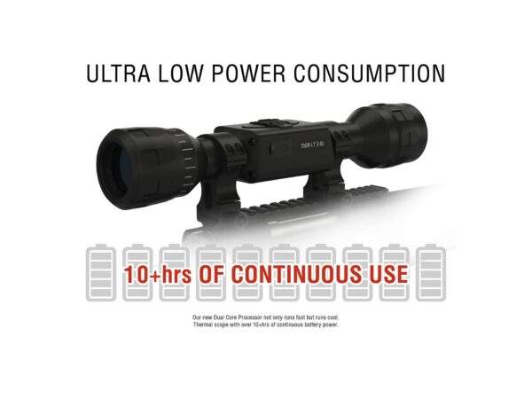 ATN ThOR LT Thermal Rifle Scope 3-6x 19mm 160×120 PX Matte For Sale