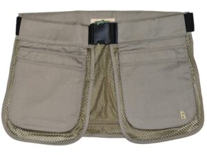 Bob Allen 211M Half Mesh Shooting Apron Cotton Khaki One Size Fits Most For Sale