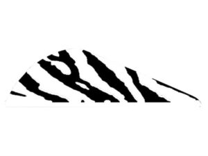 Bohning Tiger Stripe Blazer Vane Arrow Fletching 2″ Pack of 36 For Sale