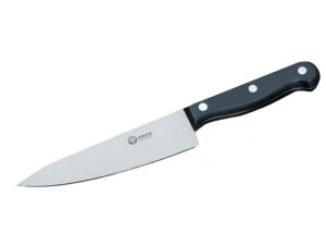 Boker Arbolito Classic Utility Knife 6″ Drop Point 440 Stainless Steel Blade Delrin Handle Black For Sale