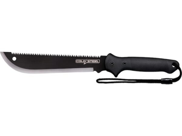 Cold Steel Axis Machete 11″ 1055 Carbon Steel Blade Rubber Handle Black For Sale