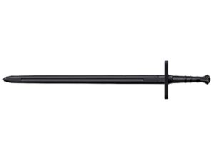 Cold Steel Hand-And-A-Half Training Sword 34″ Solid Polymer Blade Black For Sale