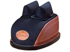 Edgewood Minigater Rear Shooting Rest Bag Standard with Regular Ears and Regular Stitch Width Leather and Nylon Unfilled For Sale