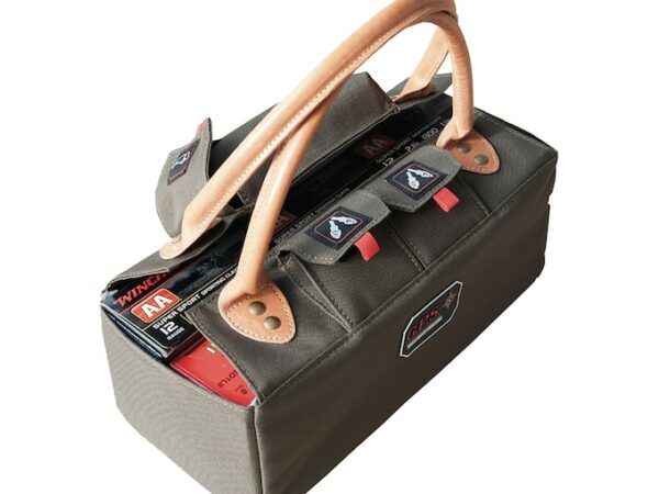 G.P.S. Shotgun Shell Tote 6 Boxes Olive For Sale