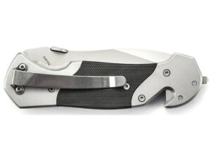 Smith & Wesson 1st Response Folding Pocket Knife 3.3″ Drop Point 7Cr17 High Carbon Stainless Steel Blade Stainless Steel/G10 Handle Black/Stainless For Sale