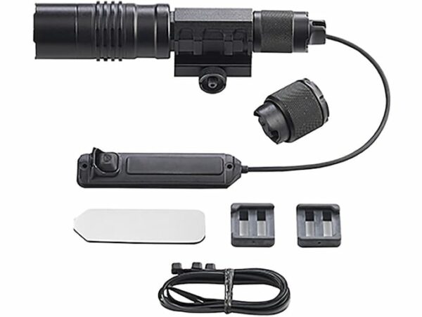 Streamlight ProTac Rail Mount HL-X Weapon Light with Red Laser with 2 CR123A Batteries Aluminum Black For Sale