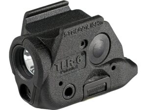 48 MOS Weapon Light LED and Red Laser with 2 CR 1/3N Batteries Polymer Black For Sale