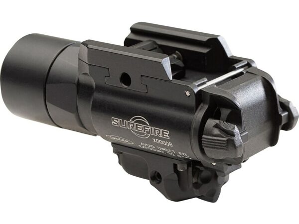 Surefire X400T Turbo Weapon Light LED with Laser with 2 CR123A Batteries Aluminum Black For Sale