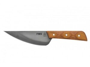 TOPS Knives FMS Frog Market Special Fixed Blade Kitchen Knife 5.25″ Clip Point 1095 High Carbon Alloy Blade Canvas Micarta Handle Tan For Sale