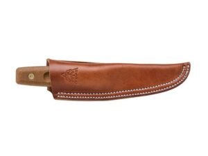 TOPS Knives Tanimboca Puukko Fixed Blade Knife 3.63″ Drop Point 1095 Stainless Steel Blade Canvas Micarta Handle Tan For Sale