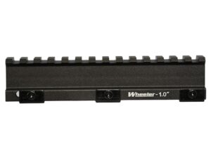 Wheeler Delta Series AR-15 Picatinny Rail Riser Aluminum Black For Sale